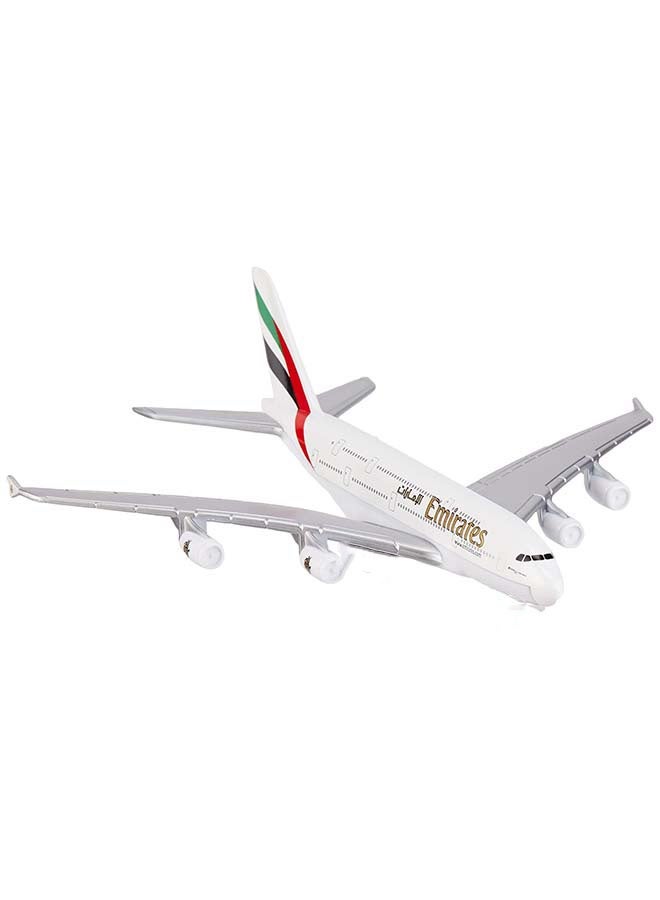 Toy Airplane RT9904 – Emirates A380 – Die-Cast Metal Model Airplane Toy with Plastic Parts for Kids Ages 3+ - Image 1